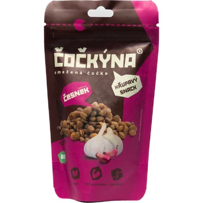 Čočkýna Smažená Čočka Bio česnek 100 g