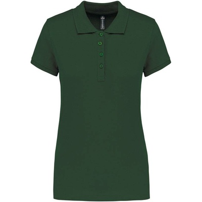 Kariban K255 Dámske piqué polo zelená Forest