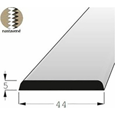 Lišta krycí smrk 44x5mm, délka 240cm, nastavovaná