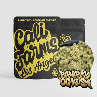califarms Greenhouse Banana OG Kush CBD 7,66% THC: 0,08% 1 g – Zboží Dáma