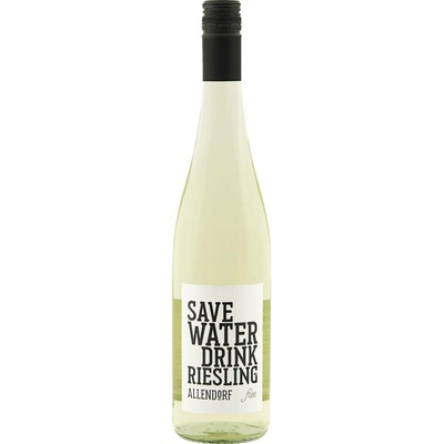 Allendorf Save Water Drink Riesling free Suché bílé Neročníkové 0,5% 0,75 l (holá láhev)