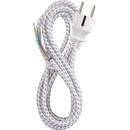 EMOS | S00003 | Flexo šnúra opradená 3× 0,75mm2 k žehličke, 2,4m