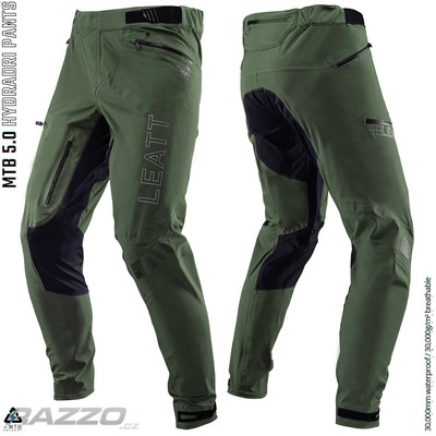 Leatt Nepromokavé na kolo MTB 5.0 HydraDri Pant 2024 Spinach – Zboží Dáma