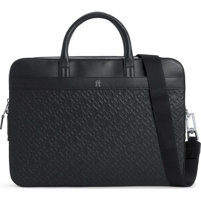 Tommy Hilfiger Taška na laptop Th Monogram Pu Computer Bag AM0AM11525 Čierna 00