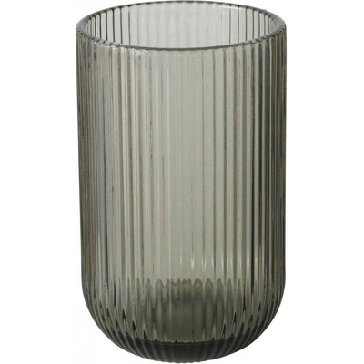 Boltze Home Sklenice na vodu RIGANDO drážkované sklo šedá 320 ml
