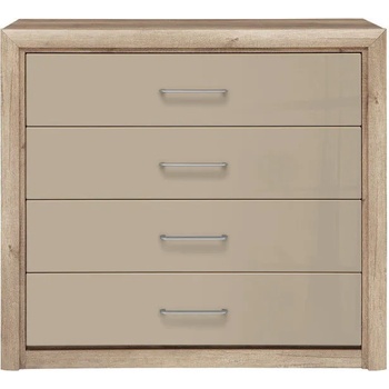 Image 1 of Black Red White Скрин с 4 чекмеджета Koen 2 KOM4S