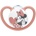 Nuk Силиконова залъгалка NUK - Space Mickey, 0-6 m, Червена, с кутийка (10730716-Червен)