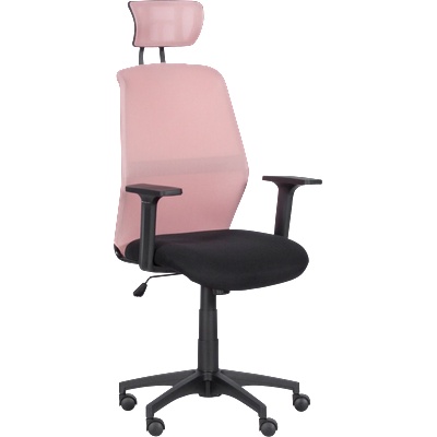 Президентски офис стол Carmen 7535 - розово - черен (3520344_2)