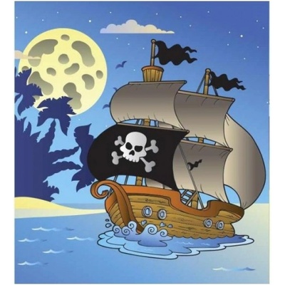 DIMEX ART Флизелинов фототапет пиратски кораб 225 x 250 см