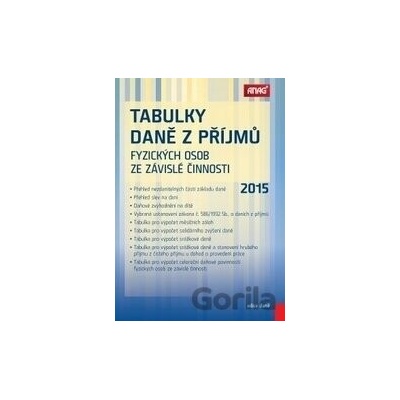 Tabulky daně z příjmů fyzických osob ze závislé činnosti 2015 - ANAG