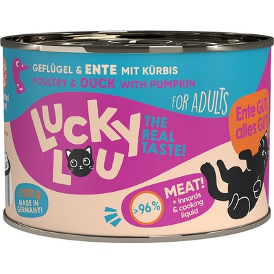 Lucky Lou Adult drůbeží a kachní 6 x 200 g