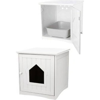 Trixie Skříňka bílá na kočičí WC 49 x 51 x 51 cm