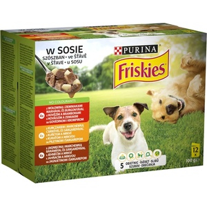 Friskies PURINA Friskies Храна за кучета в сос 12x85g