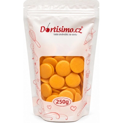Dortisimo SweetArt oranžová poleva s pomerančovou příchutí 250 g