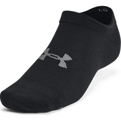 Under Armour ESSENTIAL NO SHOW 6 PAIRS čierne 1382611-001