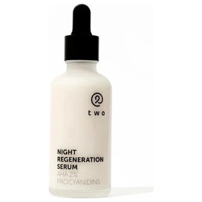 Two Cosmetics nočné regeneračné sérum 2% AHA kyselinami 50 ml