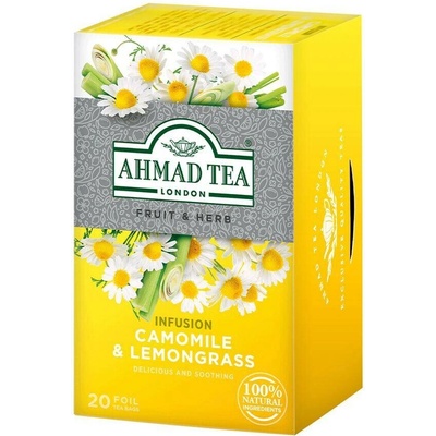 Ahmad Tea bylinný čaj heřmánek s citrónovou trávou 20 x 1,5 g