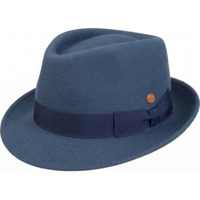 Mayser Troy klobouk trilby vlněný modrý