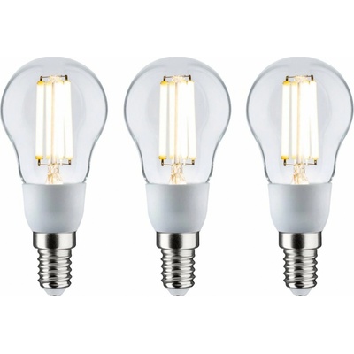 Paulmann Eco-Line Filament 230V LED kapka E14 3ks-sada 100mm 3x2,5W 3000K čirá