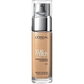 L'Oréal Sjednocující a zdokonalující make-up True Match Super-Blendable Foundation 6N Honey 30 ml