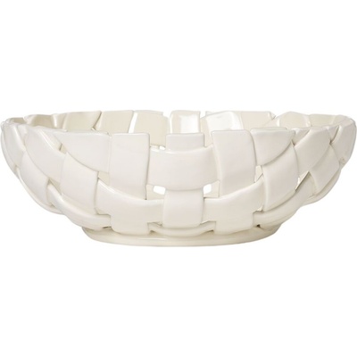 Ferm Living Голяма купа Plait 30 см мръсно бяло (1104269912)