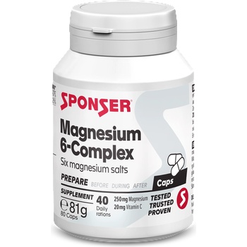 Sponser Sport Food Magnesium 6-Complex - 80 капсули