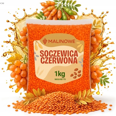 Malinowe Červená šošovica 1 kg