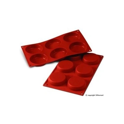 Silikomart Silikonová forma Flan Mould 6 ks pr. 8 cm