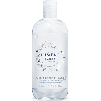 Lumene čistiaca micelárna voda 3 v 1 Source Of Hydration ( Pure Arctic Miracle 3 In 1 Micellar Cleansing Water) 500 ml