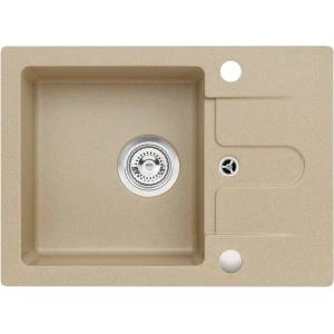 Alveus Cortina - Гранитна мивка 58x42 см, бежова 1133437 (1133437) Мивка за вграждане