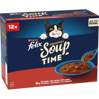 Felix polévky hovězí, kuře, jehněčí 12 x 48 g