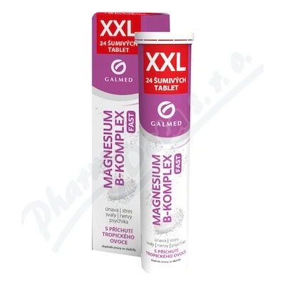 Galmed Magnesium B-komplex Fast XXL 24 šumivých tabliet