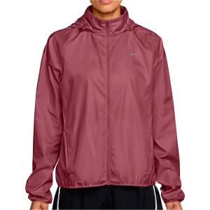 Nike Дамско яке за бягане Nike Women's Tempo Repel Running Jacket - Pink Smoke / Reflective Silver - размер XS (128-0636-0311)