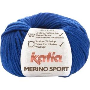 Katia Merino Sport 40 Night Blue Плетива прежда (525-40-KATIA)