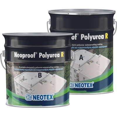 NEOTEX Neoproof Polyurea R – tekutá polyureová hydroizolácia strechy Balenie: 19 kg, Farba: Svetlosivá (7035)