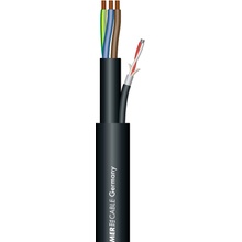 Sommer Cable MONOLITH DMX + 230V 3x1,5mm, Black metráž