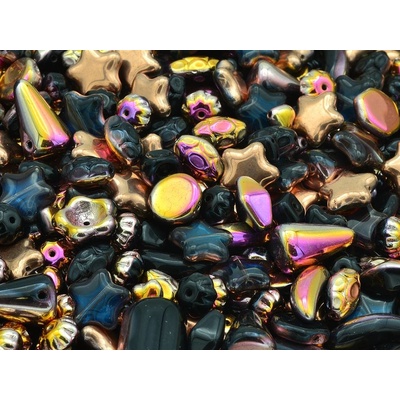 Glass beads, s.r.o. Mix mačkané korálky 23980/27137 Balení: 1000g