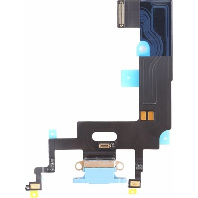 Flex kábel nabíjania iPhone XR - nabíjací konektor, mikrofón Farba: Modrá
