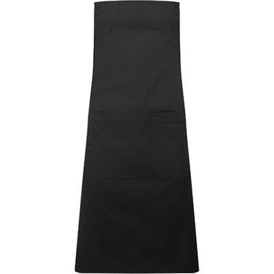 Premier Workwear Gastro zástěra tělo PR190 Black Pantone Black C 70x86cm