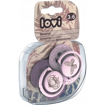 LOVI dynamické silikónové 2 ks Botanic růžová