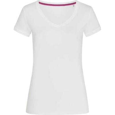 Stedman megan v-neck st9130 / Дамска тениска с v-образно деколте - бяла l (st9130whil)