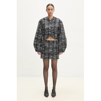 Rotate Пола Rotate Boucle Mini в черно къса с кройка тип молив 113556000 (113556000)