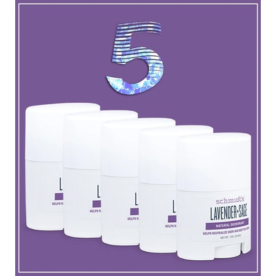 Schmidt’s 5 Промо Комплект Лавандула+Мента Travel Size