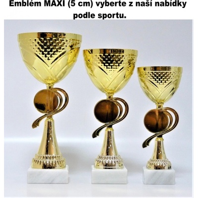 VIZINGR Poháry X15 Emblém MAXI 5 cm