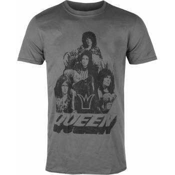 Image 1 of ROCK OFF мъжка тениска Queen - 70s Photo - Тъмносив - ROCK OFF - QUTS55MC