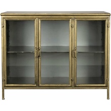 Dutchbone Gertlush 100 x 80 x 38, 5 cm Kovová v zlatej farbe