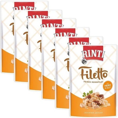 Rinti Filetto Adult kuře a kuřecí srdce 6 x 100 g