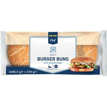 Metro Chef Mega Burger celozrnný 4 x 82,5 g