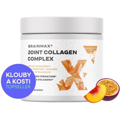 BrainMax Joint Collagen Complex broskev-marakuja 225 g