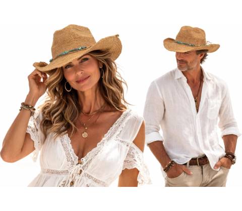 Klobouk raffia Bondi